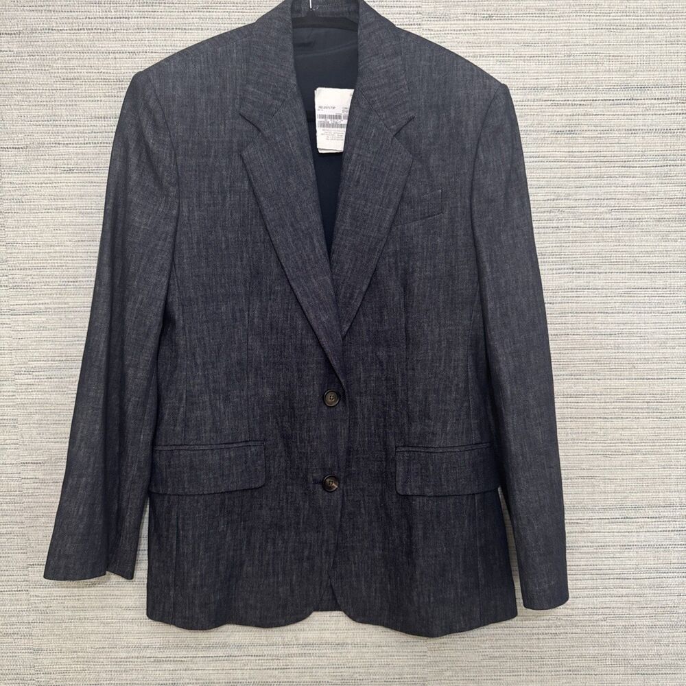 Brunello Cucinelli Women’s Cotton Denim Effect Twill Jacket